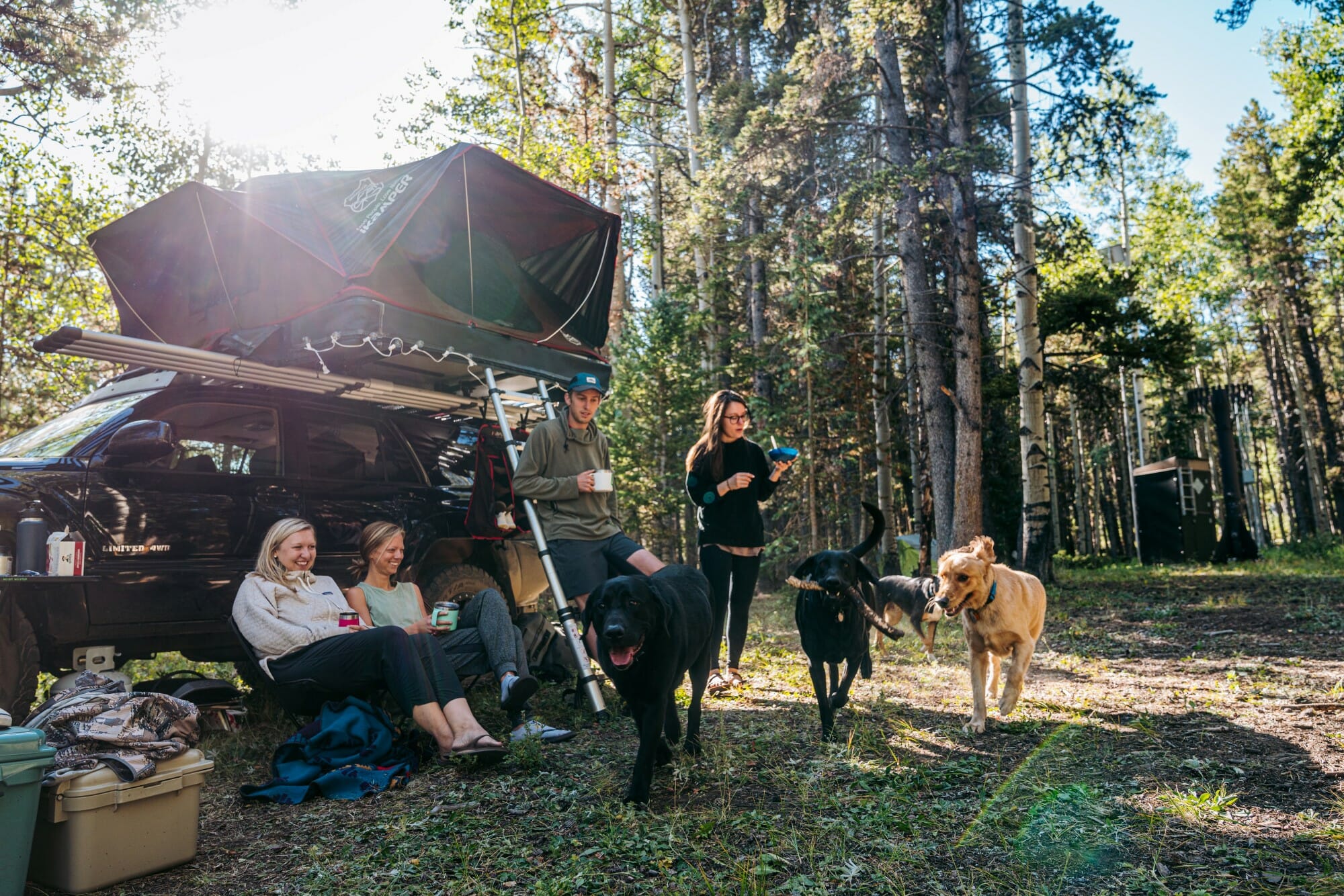 Et tagtelt til 4 personer: X-Cover fra iKamper giver masser af plads.