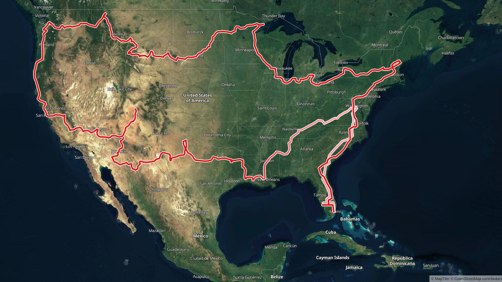 Rute for en USA-roadtrip med teltanhænger